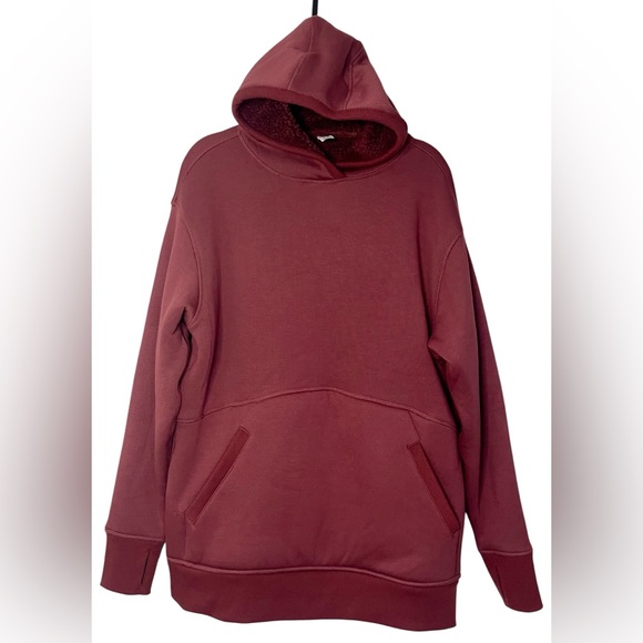 Athleta Solstice Reversible Sherpa Crew medium - Picture 4 of 8